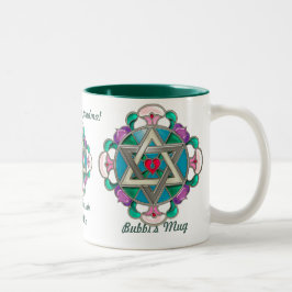 Tasse 2 Couleurs Étoile de jardin (tasse personnalisée)
