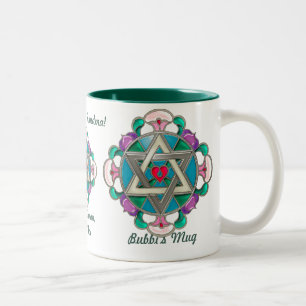Tasse 2 Couleurs Étoile de jardin (tasse personnalisée)