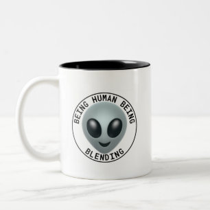 Tasse 2 Couleurs Être humain être Muet