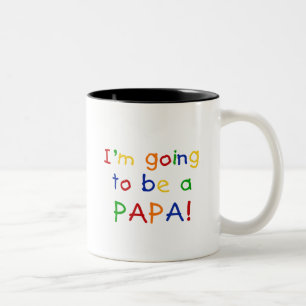 Tasse 2 Couleurs Être un Papa - Couleurs primaires