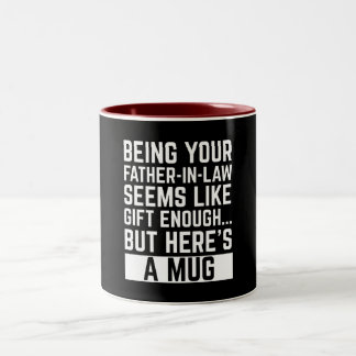 Tasse 2 Couleurs Être votre beau-père semble être un cadeau suffisa