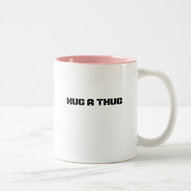 TASSE 2 COULEURS ÉTREIGNEZ UN VOYOU (Droit)