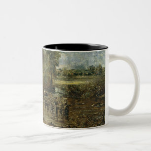 Tasse 2 Couleurs Étude complète de John Constable   pour 'le foin