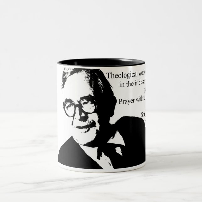 Tasse 2 Couleurs Étude et prière Karl Barth (Centre)