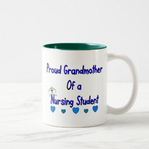 Tasse 2 Couleurs Étudiant fier de soins de Granmother
