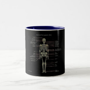 Tasse 2 Couleurs Étudiez-les des os…