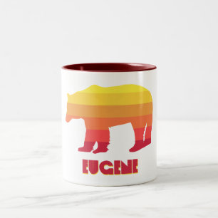 Tasse 2 Couleurs Eugene Oregon arc-en-ciel