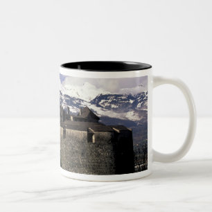 Tasse 2 Couleurs Europe, Liechtenstein, Vaduz. Château de Vaduz, 2