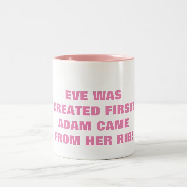 TASSE 2 COULEURS EVE A ÉTÉ CRÉÉE EN PREMIER  (Centre)