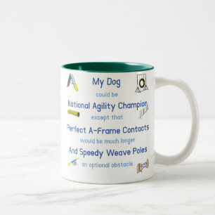 Tasse 2 Couleurs Excuses d'agilité