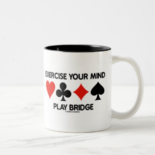 Tasse 2 Couleurs Exercez votre pont de jeu d'esprit (quatre