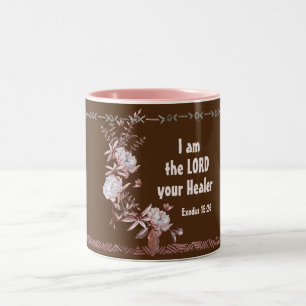 Tasse 2 Couleurs Exode 15:26 Je suis le Seigneur votre guérisseur B