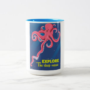 Tasse 2 Couleurs Explorer l'océan profond