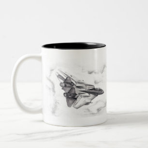 Tasse 2 Couleurs F-14 Tomcat