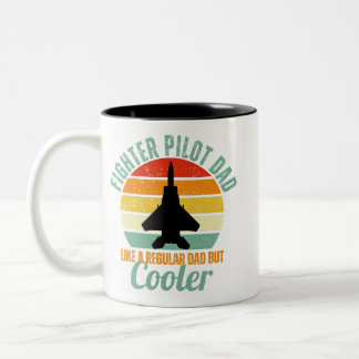 Tasse 2 Couleurs F-15 Pilote de combat père