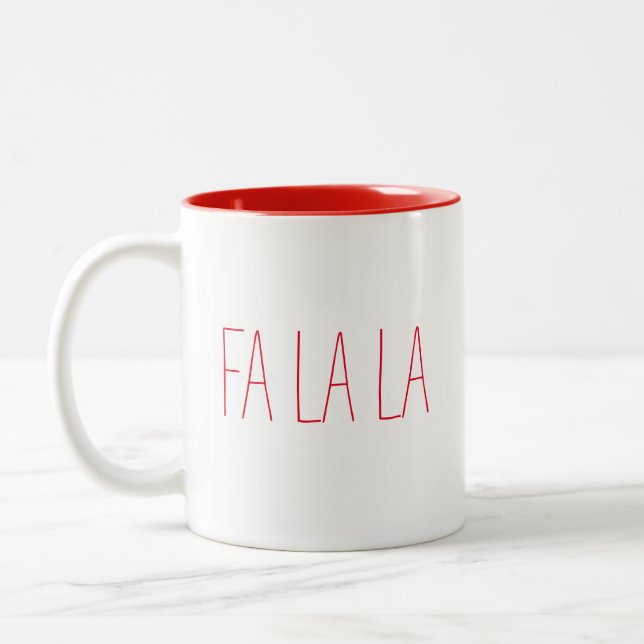 Tasse 2 Couleurs Fa La La (Gauche)