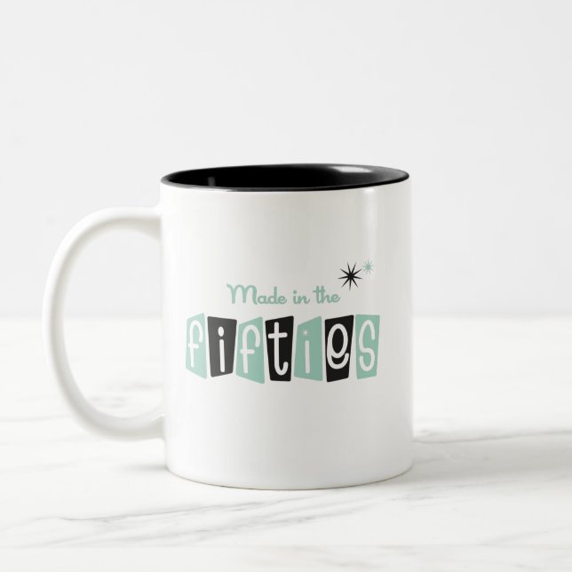 Tasse 2 Couleurs Fabriqué dans les années cinquante (Gauche)