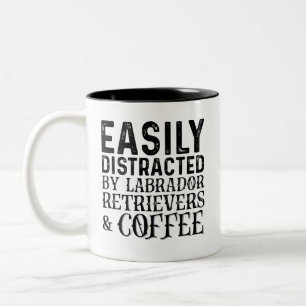 Tasse 2 Couleurs Facilement Distrait Par Les Récupérateurs Du Labra