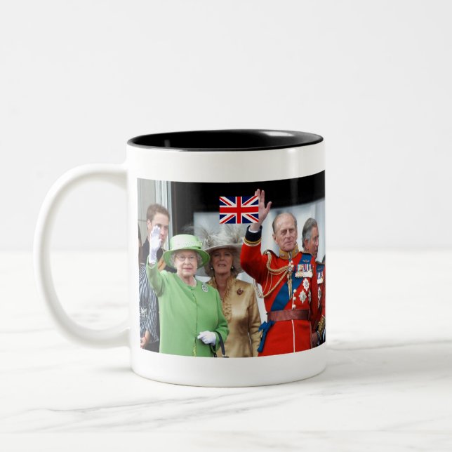 Tasse 2 Couleurs Famille royale britannique (Gauche)