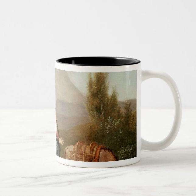 Tasse 2 Couleurs Famille sainte à un courant (Droit)