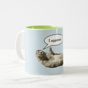 Tasse 2 Couleurs Fantaisie du jeu d'approbation