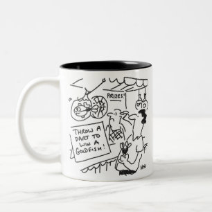 Tasse 2 Couleurs Fantaisie Font Stale