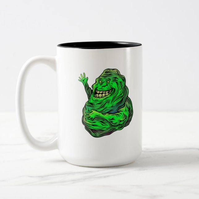 Tasse 2 Couleurs Fantôme vert mince ! (Gauche)