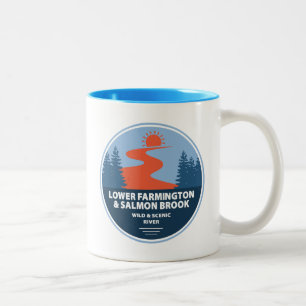 Tasse 2 Couleurs Farmington & Saumon Brook Wild & Pittoresque River
