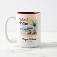 Fauteuil de plage tropical pour se détendre et pre