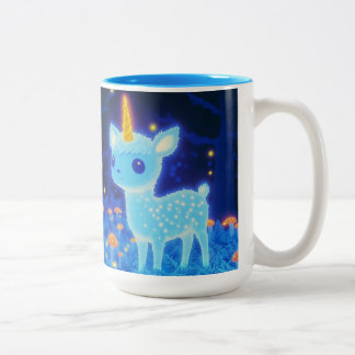 Tasse 2 Couleurs Fawnicorn phosphorescent