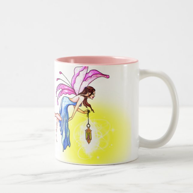 Tasse 2 Couleurs Fée avec lanterne (Droit)