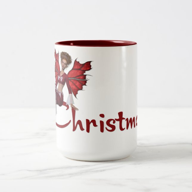 Tasse 2 Couleurs Fée de Noël - Musique de Noël (Centre)