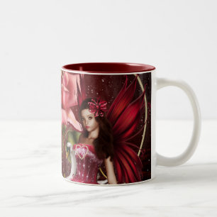 Tasse 2 Couleurs Fée rouge de Saint-Valentin