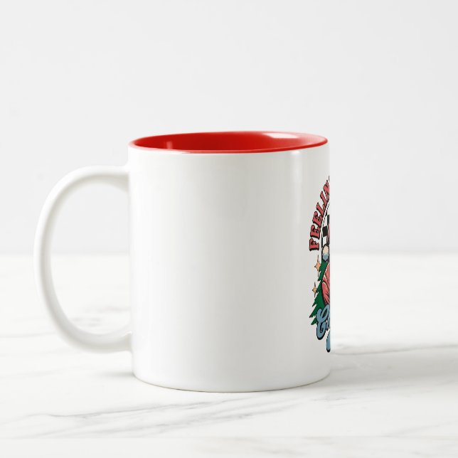 Tasse 2 Couleurs Feelin’ Jolly Christmas Sant (Gauche)