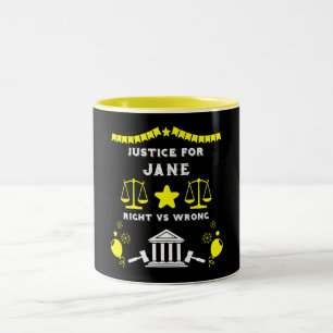 Tasse 2 Couleurs Félicitations au verdict du tribunal