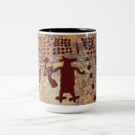 Tasse 2 Couleurs Femme et coyote d'araignée