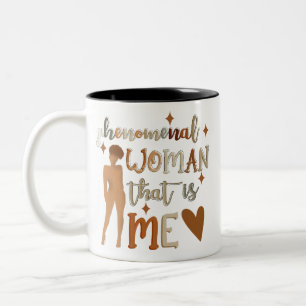 Tasse 2 Couleurs Femme noire Fille Afro