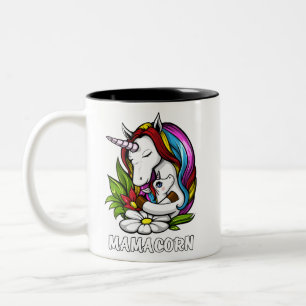 Tasse 2 Couleurs Femmes magiques de mère de licorne de maman de