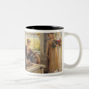 Tasse 2 Couleurs Femmes prenant le thé