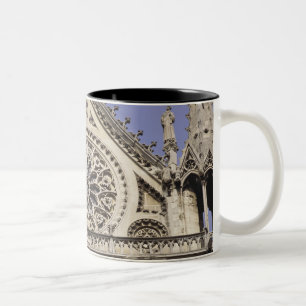 Tasse 2 Couleurs Fenêtre rose du sud en cathédrale de Notre Dame