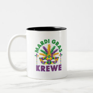 Tasse 2 Couleurs Festival Mardi Graw Krewe Parade