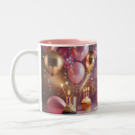 Tasse 2 Couleurs Festive et amusante ! - Fête d'anniversaire person