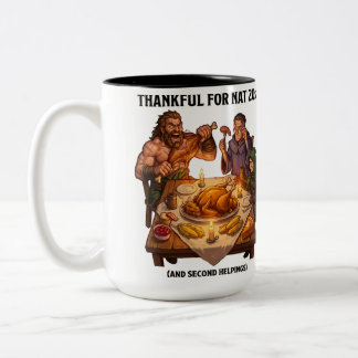 Tasse 2 Couleurs Fête de Thanksgiving de dragon de groupe DnD