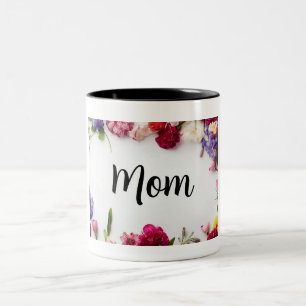 Tasse 2 Couleurs Fête des mères florales