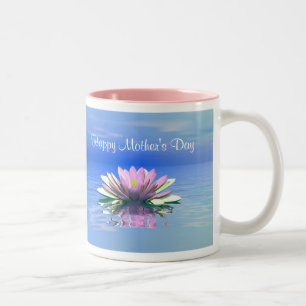 Tasse 2 Couleurs Fête des mères Lily d'eau rose