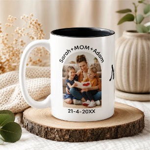 Tasse 2 Couleurs Fête des mères personnalisée