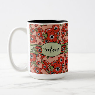 Tasse 2 Couleurs Fête des mères personnalisées