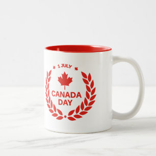 Tasse 2 Couleurs Fête du Canada /1er juillet
