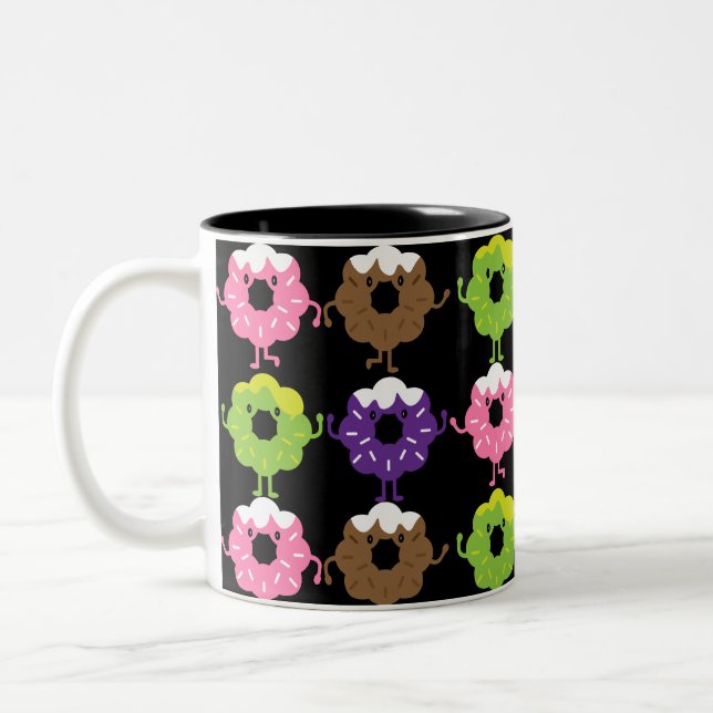 Tasse 2 Couleurs Fête nationale des beignes (Gauche)