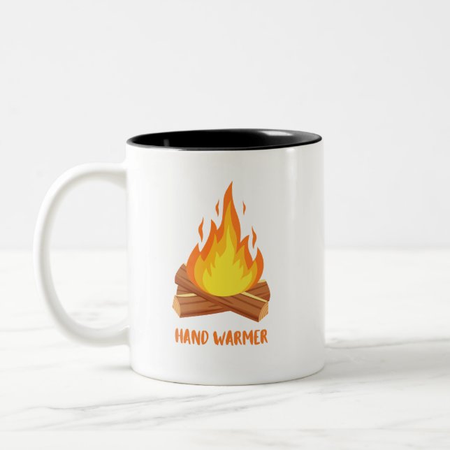 Tasse 2 Couleurs Feu de camp de Warmer Main (Gauche)